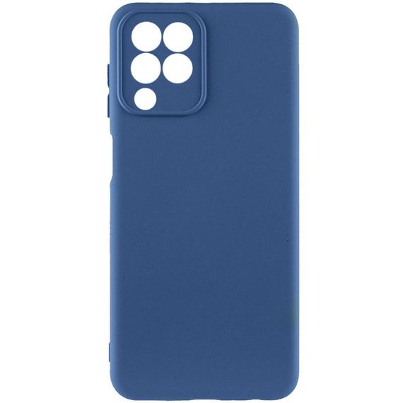 Чохол TPU GETMAN Liquid Silk Full Camera для Samsung Galaxy M33 5G Синій / Navy Blue