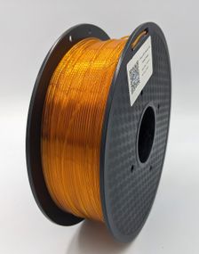 Опт и розн. Филамент для 3D-принтера MT PETG, 1.75 мм, Прозрачный оранжевый, 1 кг (3DMT-PETG1.75-01-TO)