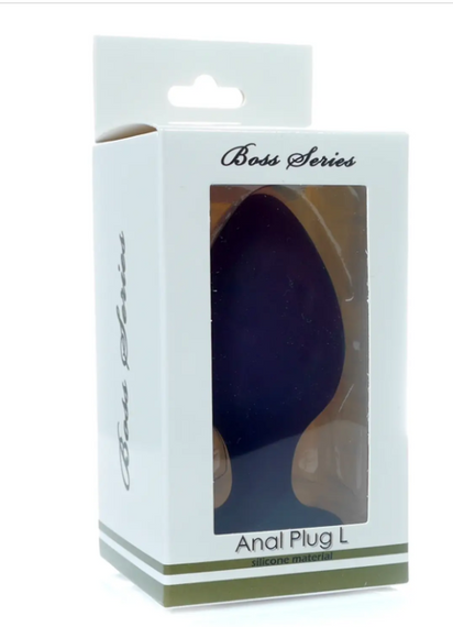Анальній силіконовий плаг Boss Series — Silicone Anal Plug L 4,4 cm Sex Aura | Зображення 7