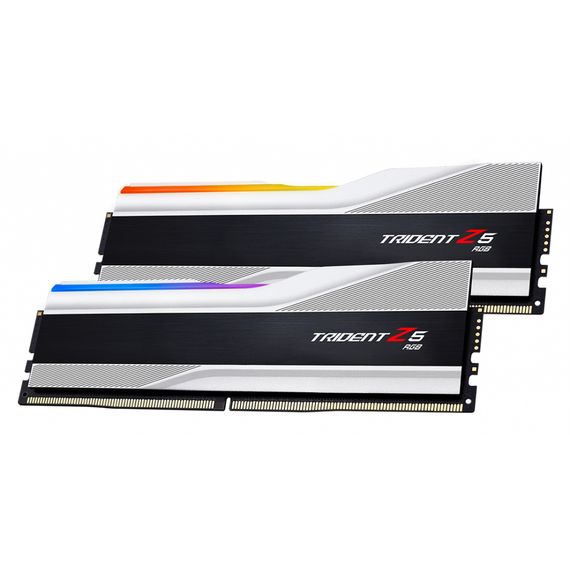 Модуль пам'яті для комп'ютера DDR5 32GB (2x16GB) 6000 MHz Trident Z5 RGB Silver G.Skill (F5-6000J3636F16GX2-TZ5RS) | Зображення 3