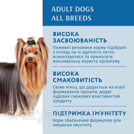Вологий корм для собак OptiMeal Adult з лососем та чорницею в соусі 100 г B2910502 | Зображення 1
