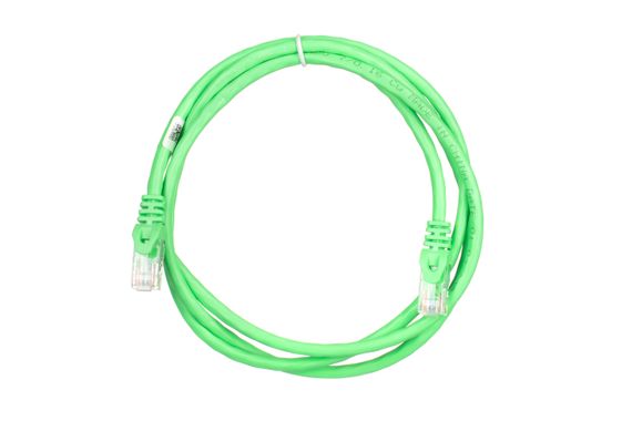 Патч-корд 2E Cat 6,UTP,RJ45, 26AWG ,7/0.16 Cu, 1.50 m,PVC, Green (2E-PC6COP-150GRN) | Зображення 1