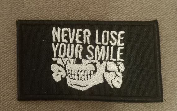 Шеврон Never Lose Your Smile (80*45мм) | Зображення 2