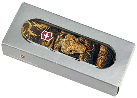 Ніж Victorinox Swiss Army Huntsman Zodiac. Дерев’яна змія | Зображення 2