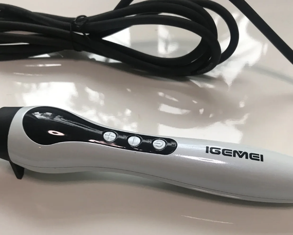 Тонка плойка Gemei Gm 403 30 W афро-кучері конусна плойка афро- локони | Зображення 1