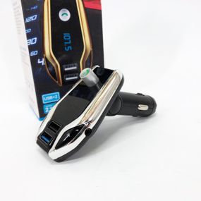 Автомобільний FM модулятор Bluetooth FM X8 plus, FM модулятор з флешкою ​​від прикурювача