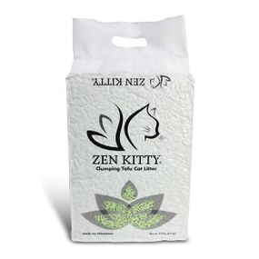 Соевый наполнитель с запахом зеленого чая ZenKitty Clumping Tofu Green Tea, 5.5 л