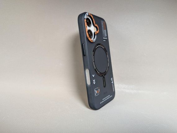 Чохол для iPhone 16 / Айфон 16 RbooT, магнітний чохол MagSafe, захисний, чорний | Зображення 1