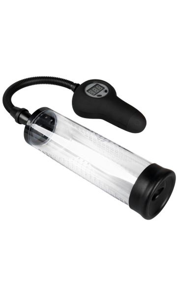 Автоматична помпа з цифровим манометром Penis Pump Men Digital прозорий Sex Aura | Зображення 3