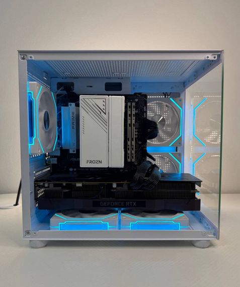 Ігровий ПК Gamdias Aura GC10M ARGB White Tower / AMD Ryzen 7 5700X (8 (16) ядер по 3.4 - 4.6 GHz) / 32 GB DDR4 / 500 GB SSD / nVidia GeForce RTX 3070, 8 GB GDDR6, 256-bit / 700W б/в | Зображення 3