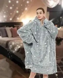 Худі Stars Dream, що світиться у темряві / Люмінесцентний плед – толстовка з капюшоном | Зображення 2