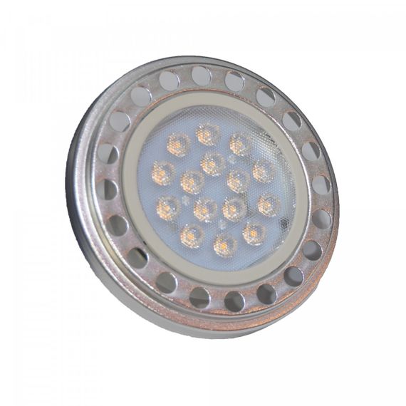 Лампа светодиодная LED 15W GU10 WW AR111 220V