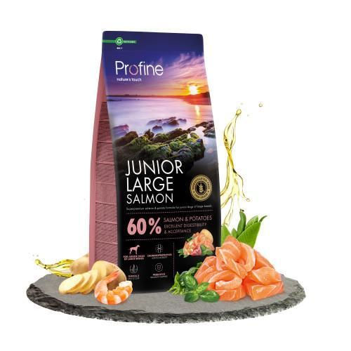 Корм сухой Profine Junior Large Salmon and Potatoes для щенков и юниоров больших пород, с лососем и | Зображення 1