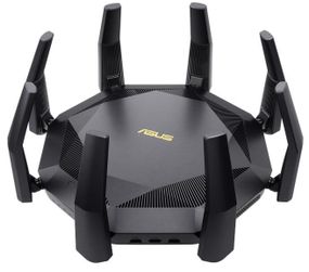 Маршрутизатор RT-AX89X AX6000 8xGE LAN 1xGE WAN 1x10GE 1xSFP+ 2xUSB3.1 MU-MIMO OFDMA MESH (90IG04J1-BM3010)