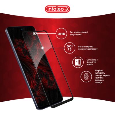 Стекло защитное Intaleo Full Glue Infinix Hot 30 Play Black (1283126589560) | Зображення 3