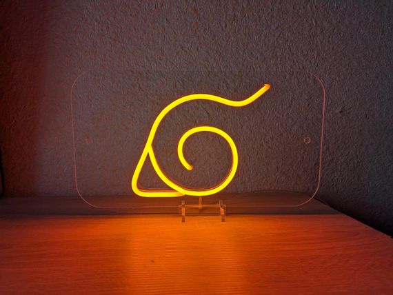 Неоновий світильник Знак Наруто 190х140 acr-n000052 | Зображення 1