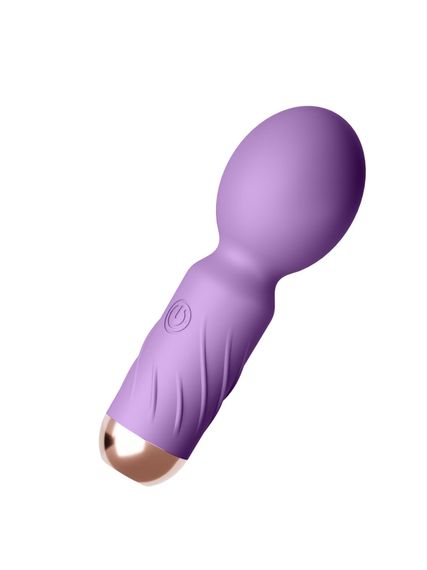 Міні вібромасажер - Cute Mini Wand Purple | Зображення 5