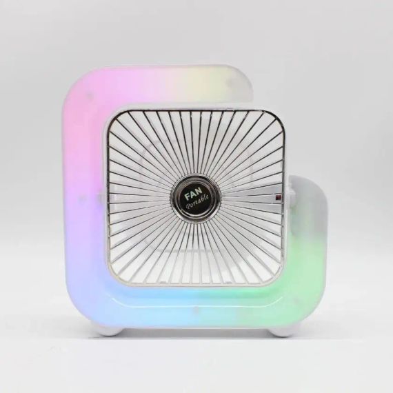 G-Вентилятор Квадратний Нічний акумулятор від USB з підсвічуванням | Зображення 3