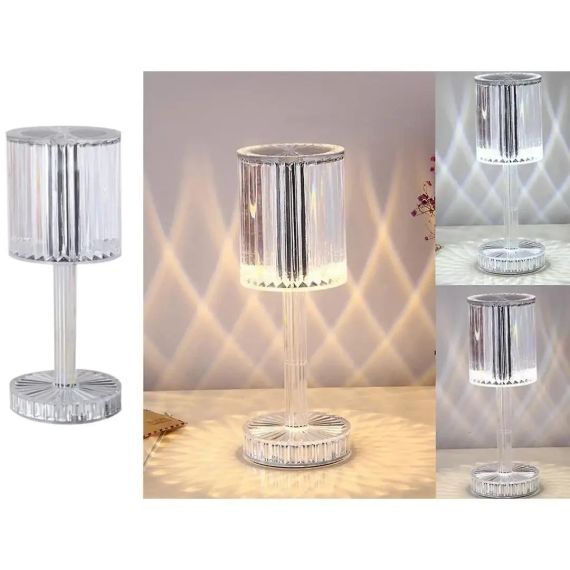 ОЧЕНКА! Декоративний LED світильник Crystal light, з пультом ДК/Акумуляторна лампа (Плохе паковання 3020) | Зображення 5