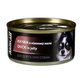 Вологий корм для собак з качкою AnimAll Dog Duck, 85 гр