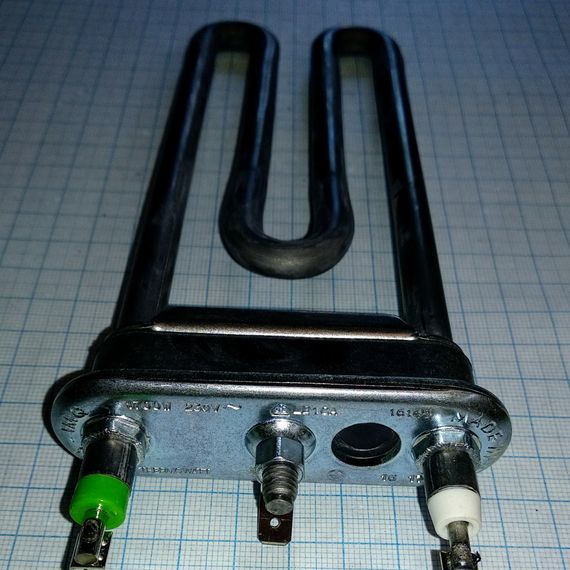 Тен 1700w,L-170 для пральної машини Indesit,Ariston,з місцем під термостат.Thermowatt(Італія) | Зображення 2