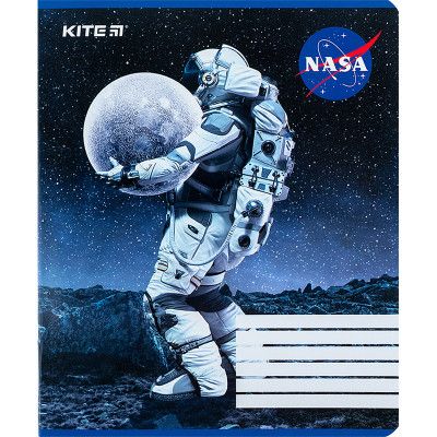 Тетрадь Kite NASA 18 листов, клетка (NS24-236) | Зображення 9