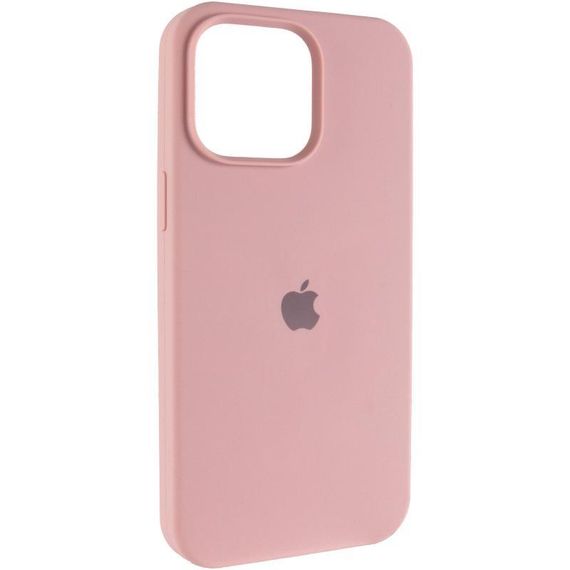 Чохол Silicone Case (AA) Logo with MagSafe для Apple iPhone 11 Pro Max (6.5") Бежевий / Desert Gold Рожевий / Pink Sand