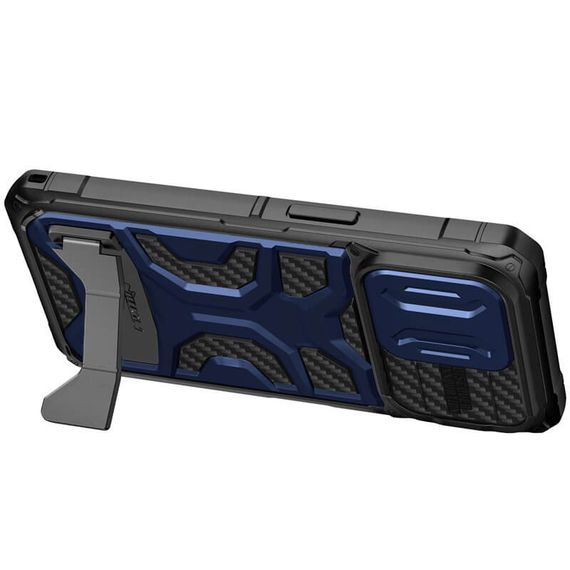 TPU+PC чохол Nillkin CamShield Adventurer Pro (шторка на камеру) для Apple iPhone 14 Pro (6.1") Interstellar Blue | Зображення 2