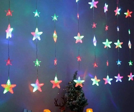 Гірлянда штора Зорепад 120L на мідний пров 3M*180CM Мультикольорова XPRO (47685-8175_347) | Зображення 5