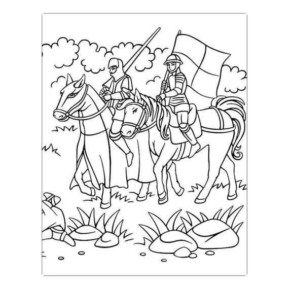 Большая книга раскрасок "Воины и чудовища" 1736005, 64 страницы | Зображення 2