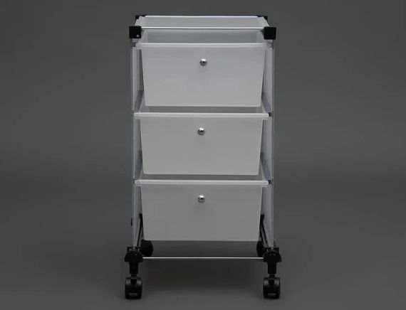 Комод на колесах Onder Mebli 68562003, пластиковий органайзер з 3 ящиками | Зображення 1
