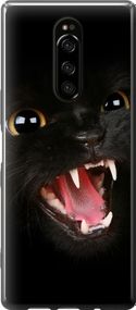 Чехол на Sony Xperia XZ4 Чёрная кошка "932u-1623-17620"
