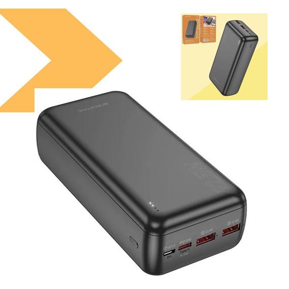Power Bank 30000mAh 22.5W BOROFONE BJ38B (47197-BJ38B_814) | Зображення 1
