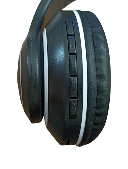 Навушники бездротові Cat Ear VZV-28M Bluetooth з різнокольоровим LED підсвічуванням та котячими вушками Чорні | Зображення 2