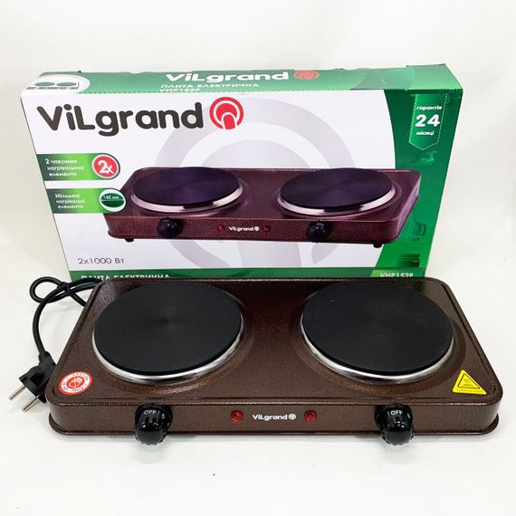 Електрична настільна плита ViLgrand, Плита електро для домашнього приготування, Плити для приготування IK-94 | Зображення 6