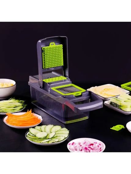 Многофункциональная овощерезка Safe slice mandoline 16 в 1 | Зображення 1