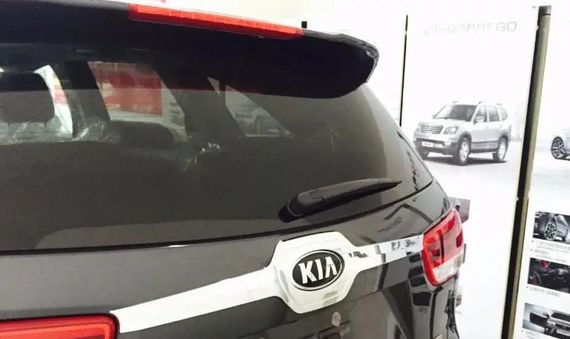 Накладка над номером Libao V1 (нерж) для Kia Sorento UM 2015-2020 гг
