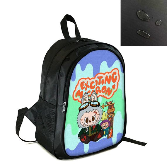 Рюкзак городской/школьный 38×28см с принтом Лабубу/Labubu детский, подростковый,спортивный(4145)