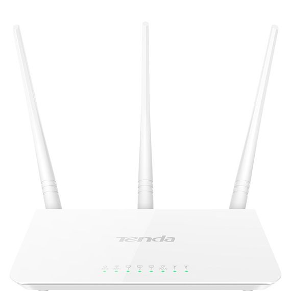 Маршрутизатор TENDA F3 N300, 3xFE LAN, 1xFE WAN, 3x5dBi (F-3)