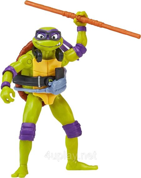 Фігурка Черепашки-ніндзя Донателло 11,5 см Teenage Mutant Ninja Turtles Mutant Mayhem 4.5” Donatello TMNT Оригінал | Зображення 3