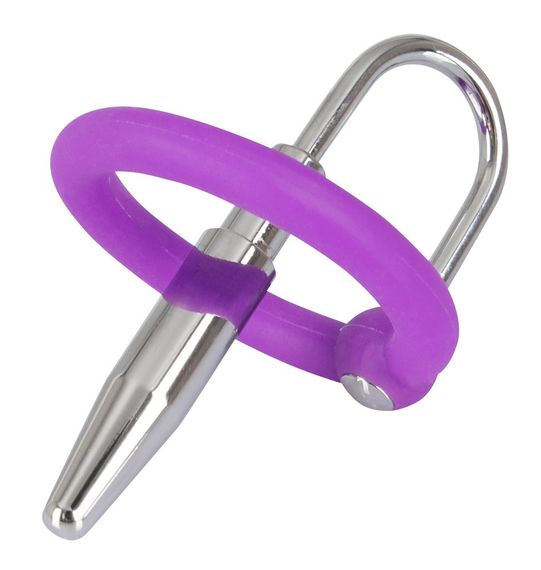 Стимулятор уретри - Penis Plug + Silicone Glans Ring Dilator Sex Aura | Зображення 4