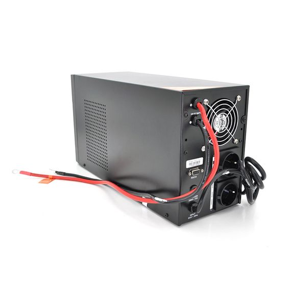 ДБЖ із правильною синусоїдою RITAR RTSW-1500 LCD (1000Вт),12В, під зовнішній АКБ, (500*245*350) 14,9 кг (400*145*210), Q1, Box | Зображення 1
