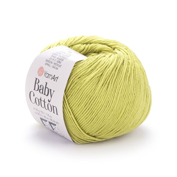 Пряжа YarnArt Baby Cotton No 436 (Ярнарт Бебі Коттон) 50 г / 165 м напівбавовна для дитячих речей та іграшок амігурумі