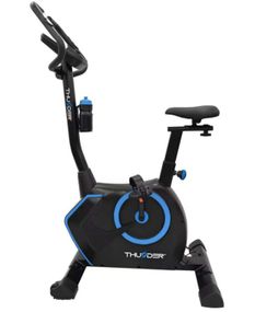 Велотренажер електромагнітний THUNDER TRIX чорно-синій