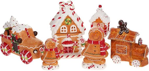 Банка для солодощів "Пряникова Машинка" 24х12х20см, 1.1л, кераміка | Зображення 3