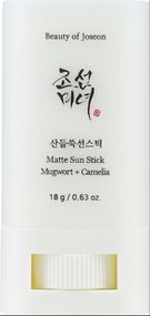Сонцезахисний крем у стіку Beauty of Joseon Matte Sun Stick Mugwort + Camilia SPF 50+ (18 g)