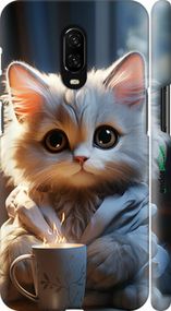 Чохол на OnePlus 6T Білий кіт "5646m-1587-2448"