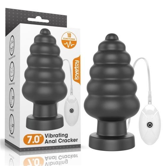 Анальна пробка - King-Sized Vibrating Anal Cracker 7" Sex Aura