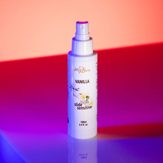 Інтимний гель-лубрикант - MyLove Taste Slide Sensitive Vanilla, 100 мл Sex Aura | Зображення 2