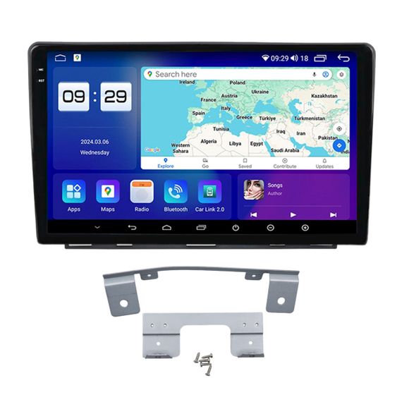 Штатна магнітола серії Mekede M200S 2K під Renault Clio 4 BH98 KH98 2019+ 9 дюймів